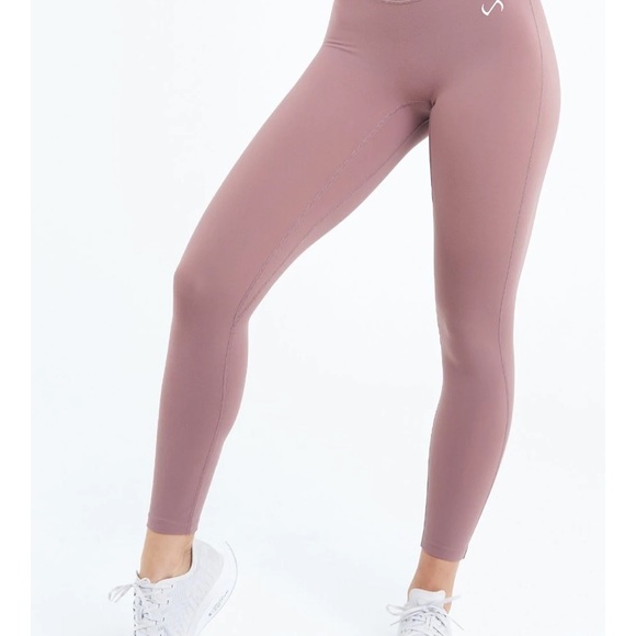 TLF Pants - TLF high waisted workout leggings Desert Taupe NWT